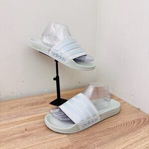 Adidas Adilette Blue Slide Sandals Womens size 9